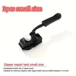 Zipper Repair Kit Universal - 3/6 Pcs Set, Instant Zip Fix, No Sewing Required, for Jackets, Luggage, Bags - Durable Replacement