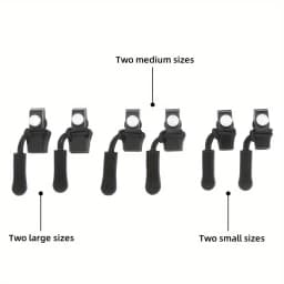 Zipper Repair Kit Universal - 3/6 Pcs Set, Instant Zip Fix, No Sewing Required, for Jackets, Luggage, Bags - Durable Replacement