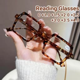 2024 New Sqaure Frame Reading Glasses Personalized Multicolor Elderly Eyewear High-definition Anti Blue Light Presbyopia Eyewear