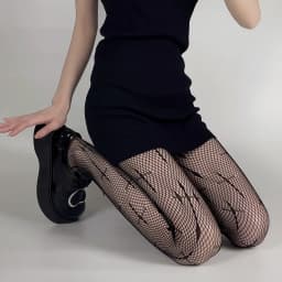 Kawaii Gothic Hollow Out Pantyhose Lolita Bow Knot Fishnet Stockings Women Spicy Girl Black White Sexy Thin Ins Tide Lace Tights