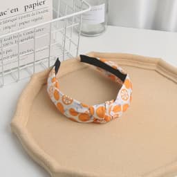 New Children's Fruit Pattern Headband Fabric Knot Headband Cute Sweet Headband Hair Accessories for Girls