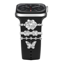 Decoration for Apple Watch Band Ultra2 10 9 8 Diamond Jewelry Bracelet Accessories for Samsung/Huawei Watch 20/22mm Strap Charms