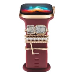 Decoration for Apple Watch Band Ultra2 10 9 8 Diamond Jewelry Bracelet Accessories for Samsung/Huawei Watch 20/22mm Strap Charms
