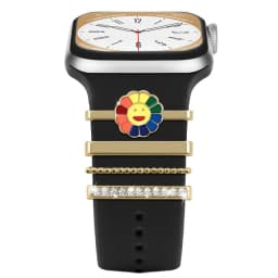 Decoration for Apple Watch Band Ultra2 10 9 8 Diamond Jewelry Bracelet Accessories for Samsung/Huawei Watch 20/22mm Strap Charms