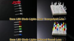 100pcs 3mm LED Diode Kit Ultra Bright Warm White Red Green Blue UV Purple Yellow Orange Pink 2V 3V F3 3 mm Emitting Assorted Set