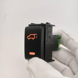 Car LED Light Front Fog Light Switch Rear Fog Lamp Push Button with wire For Nissan Qashqai Tiida X-TRAIL Patrol Y62 2008 - 2015