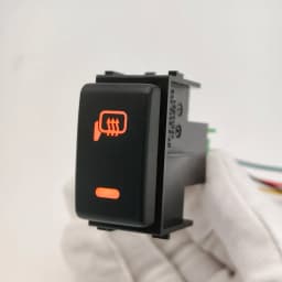 Car LED Light Front Fog Light Switch Rear Fog Lamp Push Button with wire For Nissan Qashqai Tiida X-TRAIL Patrol Y62 2008 - 2015