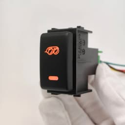 Car LED Light Front Fog Light Switch Rear Fog Lamp Push Button with wire For Nissan Qashqai Tiida X-TRAIL Patrol Y62 2008 - 2015