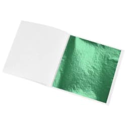100pcs Art Craft Design Paper Sheets Practical Pure Shiny Gold Silver Rose gold Leaf for Gilding DIY Craft Party Decoration