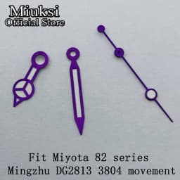 Miuksi watch hands green luminous hands fit NH35 NH36 3135 ETA2836 2824 Miyota8205 8215 821A Mingzhu DG2813 3804 PT5000 movement