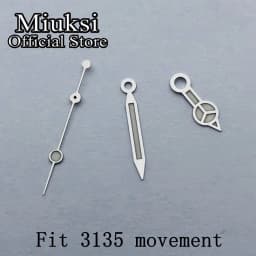 Miuksi watch hands green luminous hands fit NH35 NH36 3135 ETA2836 2824 Miyota8205 8215 821A Mingzhu DG2813 3804 PT5000 movement