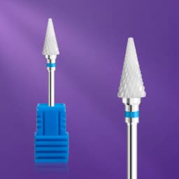 LadyMisty Ceramic Carbide Nail Drill Bit Nail Cutter Rotate Burr Milling Bits Electric Drill Machine For Manicure Pedicure Tools