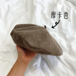 New Adult Casual Wool berete hats Woolen Artist hat Thick warm Flat French Pumpkin caps