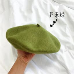 New Adult Casual Wool berete hats Woolen Artist hat Thick warm Flat French Pumpkin caps