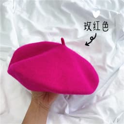 New Adult Casual Wool berete hats Woolen Artist hat Thick warm Flat French Pumpkin caps