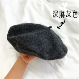 New Adult Casual Wool berete hats Woolen Artist hat Thick warm Flat French Pumpkin caps