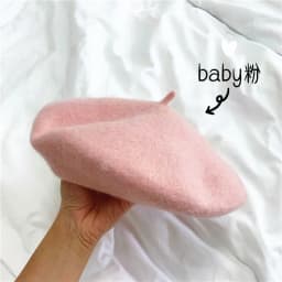 New Adult Casual Wool berete hats Woolen Artist hat Thick warm Flat French Pumpkin caps