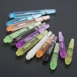 12 Pcs 45/35mm Plastic Darts Professional Darts Shafts 4.5mm Screw Thread Transparent Dart Stems with Stainless Steel O Ring