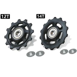 11T 12T 13T 14T Bearing MTB Bicycle Rear Guide Wheel Road Bike Jockey Rear Derailleur Pulley Roller for Shimano Sram Repair Kit