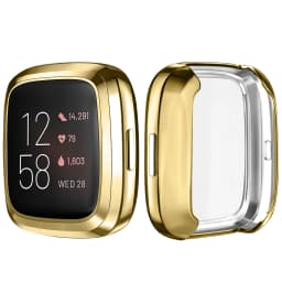 Screen Protector Tpu Case for Fitbit Versa 2 Versa 3 Versa Lite Waterproof Smartwatch Shell Bumper Cover for Fitbit Versa Sense