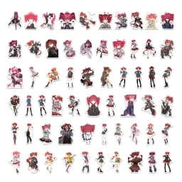 60pcs Kasane Teto Sticker Anime Figures Manga Cartoon Kawaii Waterproof Graffiti Stickers Phone Journaling Water Cup Decor Props