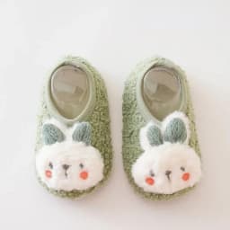 Cartoon Rabbit Baby Floor Socks Kids Plush Slippers Toddler Warm Shoes Children Soft Non-slip Prewalkers Indoor Home Slippers