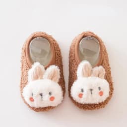 Cartoon Rabbit Baby Floor Socks Kids Plush Slippers Toddler Warm Shoes Children Soft Non-slip Prewalkers Indoor Home Slippers