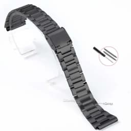18mm Stainless Steel Strap for Casio F-91W W800h AE1200 Universal Replacement Wristband Women Men Watch Band Metal Bracelet