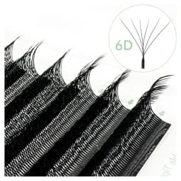 3D 4D 5D 6D W Shaped Clover Eyelash Extensions NATUHANA Premade Russian Volume Fan Soft Natural Mink False Lashes Makeup Tools