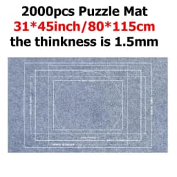 Puzzle Storage Blanket Children Puzzle Toys Multiple Specifications with Bag Portable Parent-child Early Education Gifts TMZ