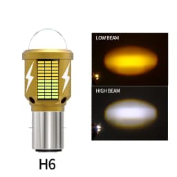 Oprah H4 LED Motorcycle Headlight Bulb H6 BA20D Led Moto Light High Low Beam White Yellow Lamp Canbus For Yamaha Kawasaki Suzuki