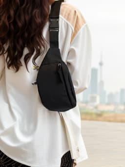 Waist bag men's fashion running sports fitness waist bag women's fashion mobile phone bag outdoor casual chest bag large capacity fashion versatile women's multi-functional compact stylish casual one-shoulder cross-body chest bag waist bag women's bag cross-body versatile casual nylon fashion cross-body bag chest bag men