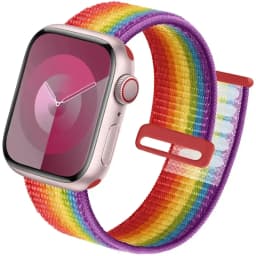 Nylon loop Strap For Apple Watch Bands 49mm Ultra2 44mm 40mm 45mm 41mm 46-42mm Bracelet for iwatch band Series 9 8 se 7 6 5 4 10