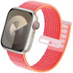 Nylon loop Strap For Apple Watch Bands 49mm Ultra2 44mm 40mm 45mm 41mm 46-42mm Bracelet for iwatch band Series 9 8 se 7 6 5 4 10