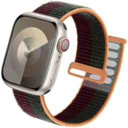 Nylon loop Strap For Apple Watch Bands 49mm Ultra2 44mm 40mm 45mm 41mm 46-42mm Bracelet for iwatch band Series 9 8 se 7 6 5 4 10