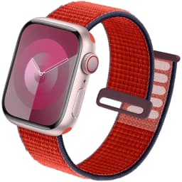 Nylon loop Strap For Apple Watch Bands 49mm Ultra2 44mm 40mm 45mm 41mm 46-42mm Bracelet for iwatch band Series 9 8 se 7 6 5 4 10