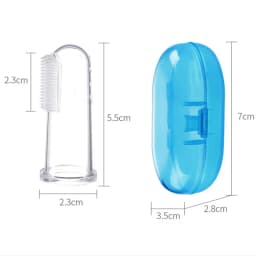 Silicone Finger Toothbrush for Baby Infant Teeth Care Safety Teeth Clean Toothbrush Rubber Cleaner Baby Deciduous Tooth Brush