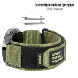 22mm 20mm Camouflage Nylon Strap for Samsung Galaxy Watch 7 6 5 4 40 44mm 6 Classic 43 47mm Band for Huawei Watch GT4 3Pro Band