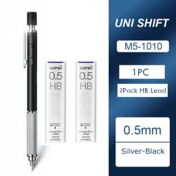 Uni Mechanical Pencil M51010 SHIFT Metal Drawing lapiseira profissional 0.3/0.5/0.7/0.9mm Low Center of Gravity materiel scolair