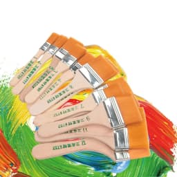 12pcs Nylon Paint Brush Set - High-Quality Synthetic Bristles for Acrylic, Oil, Watercolor, Drawing, and Art Supplies