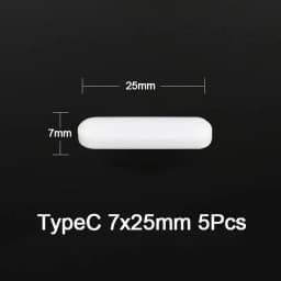 5 Pcs Laboratory Magnetic Bar Cylindrical Magnetic Stirrings Rod 3 Type Magnetic Stirrings Mixer Corrosion Resistant Mixer Rod