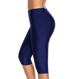 Women's Leggings High Waisted Capri Leggings No Pockets For Women Yoga Pants Workout Capri Pants
