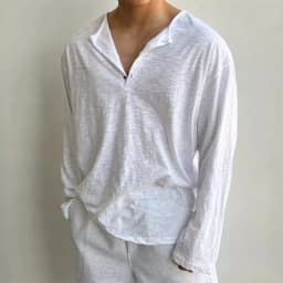 Cotton Men's Long Sleeve T-shirts for Men Blouses Korean Trend Harajuku Loose T Shirts Spring Autumn Bottoming Shirts Soft