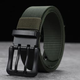 Lengthened needle buckle canvas belt belt man belt simple business students younger belt women with fat cloth belt