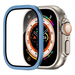 Tempered Glass for Apple Watch Ultra 2 49mm Screen Protector Metal Frame Anti-Scratch for IWatch Series Ultra 49 mm Accessories