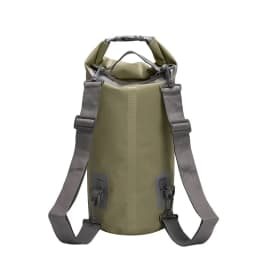 PVC Waterproof Dry Bag Double Shoulder Outdoor Sport Bag for Trekking Floating Sailing Canoing Boating Swimming Storage Backpack