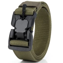 Genuine Tactical Belt Quick Release Magnetic Buckle Belt Soft Real Nylon Sports Accessories men and women belt