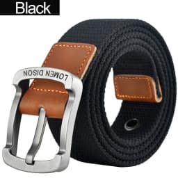 Men Belt for Drilled Canvas Military Tactical Designer Men's Fabric Belt Men's Trousers Belt for Jeans Belts Male Waist Belts