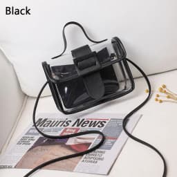Small Women's Small Bag Transparent Jelly Candy Color Square Messager Bag Fashion Clutches PVC Shoulder Bag Crossbody Handbag