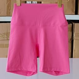 Women Sports Shorts High Waist Yoga Shorts Slim Fit Butt Lift Gym Running High Elastic Nylon Shorts